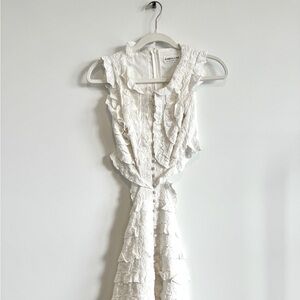 Sabo Skirt Eyelet White Dress